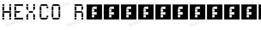 HEXCO Regular字体转换